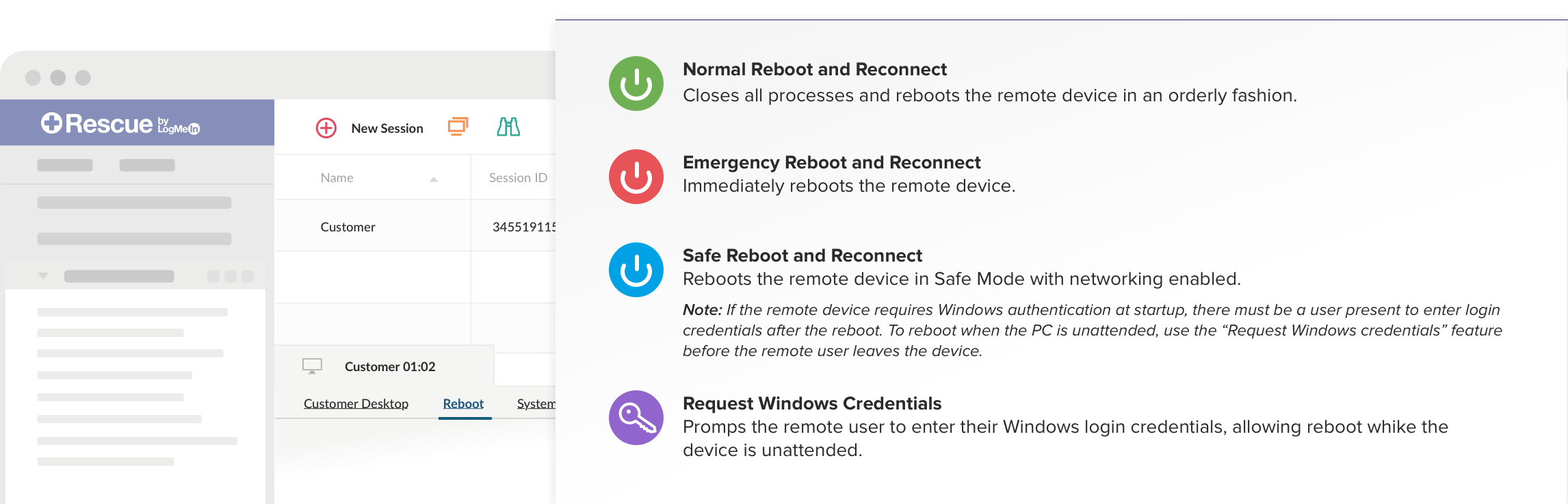 Secure Remote Support Features | LogMeIn Rescue
